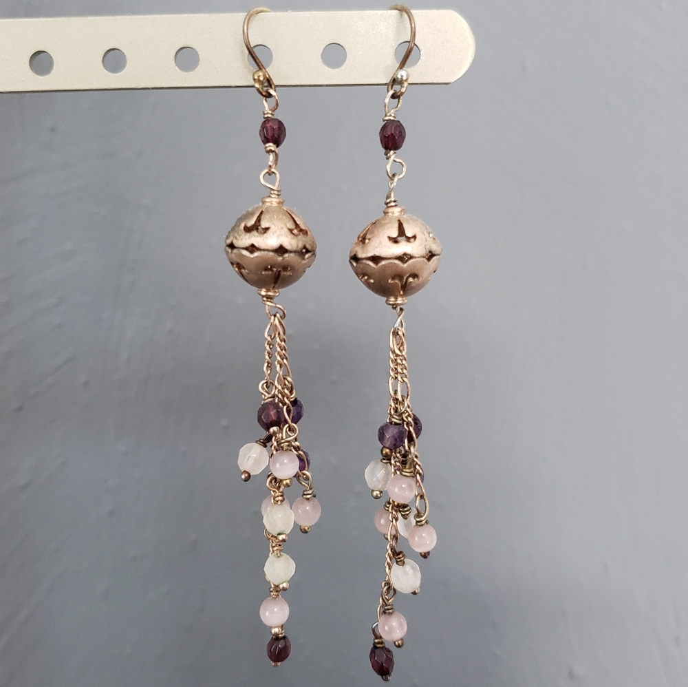 Vintage dangly earrings by ANNE KLEIN